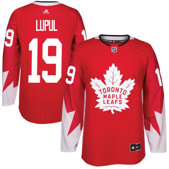 2017 NHL Toronto Maple Leafs Men #19 Joffrey Lupul red jersey